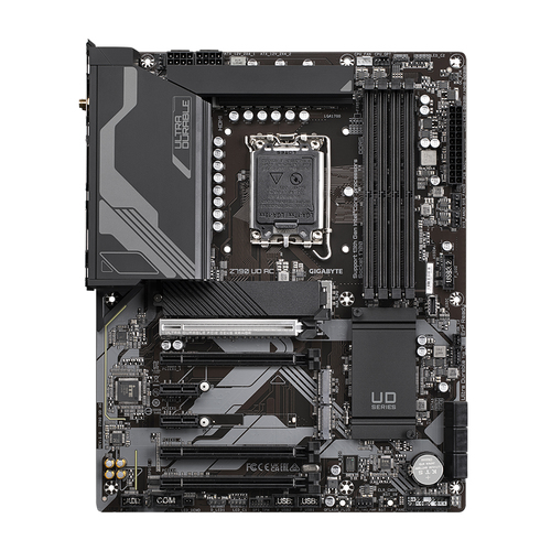 GIGABYTE Z790 UD AC, Intel, LGA 1700, Intel® Celeron®, Intel® Core™ i3, Intel® Core™ i5, Intel® Core™ i7, Intel® Core™ i9,..., LGA 1700, DDR5-SDRAM, 128 GB